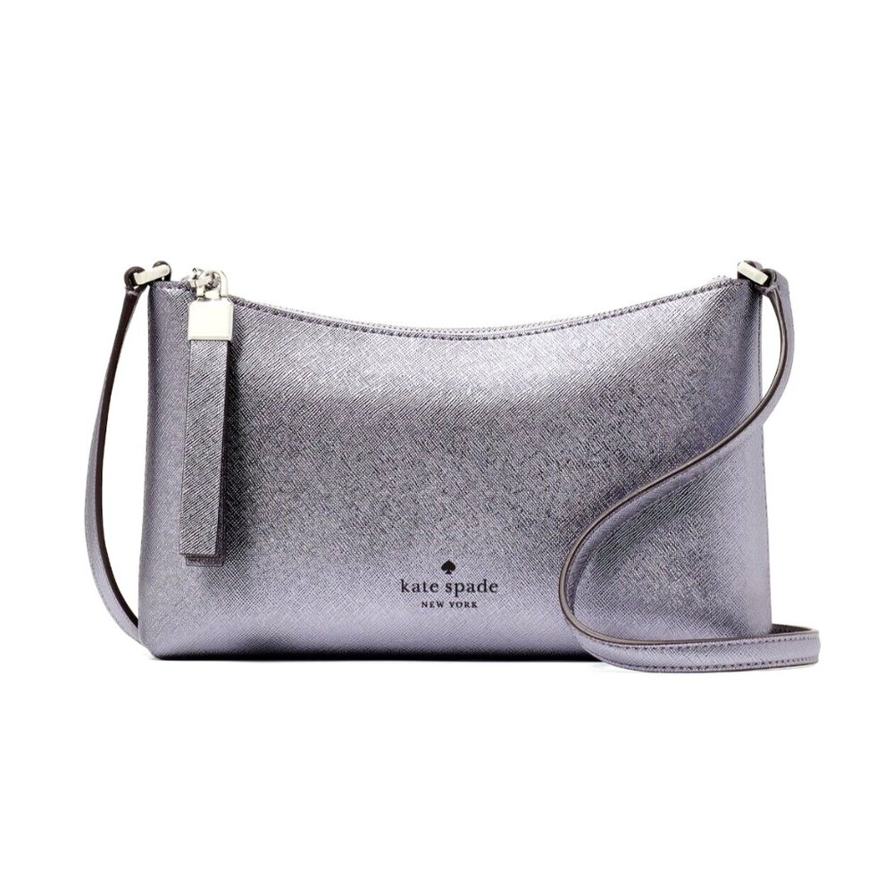New Kate Spade Sadie Crossbody Metallic Candied Flower